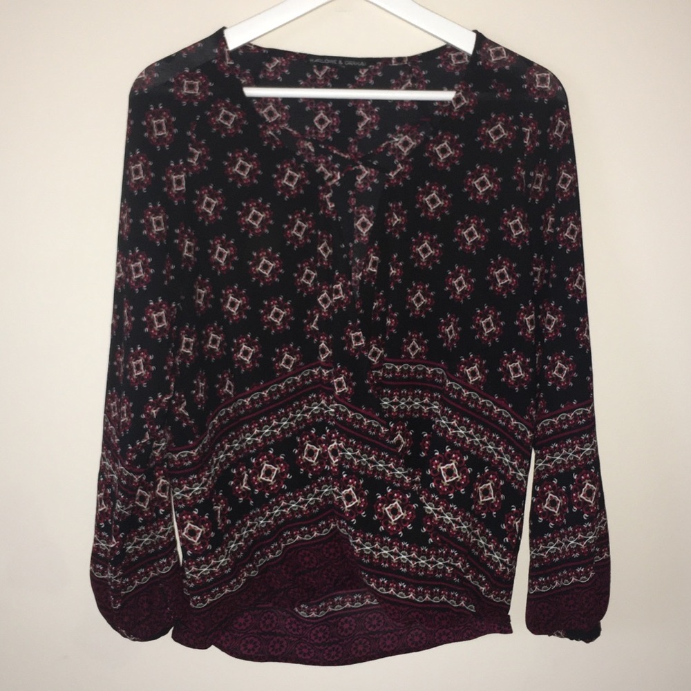 Harlowe & Graham shirt in EUC